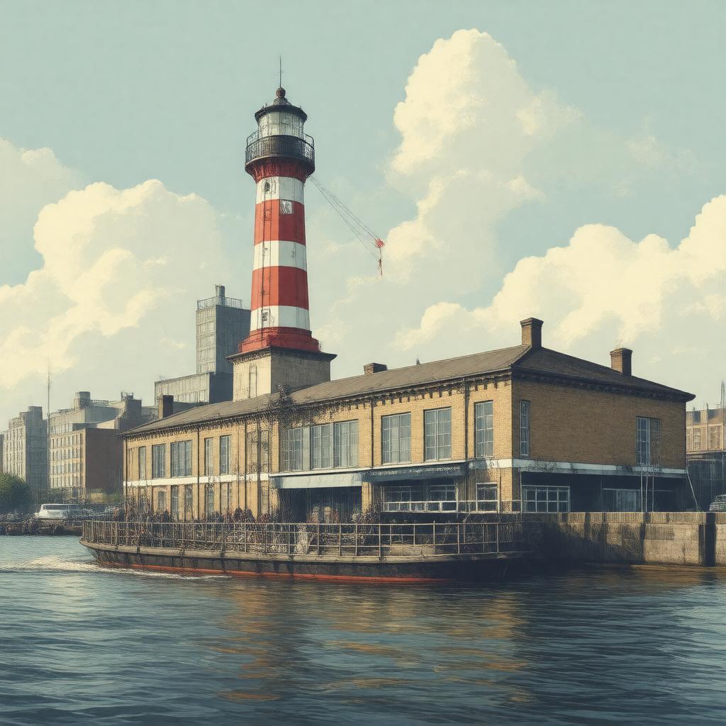 Click to view larger image AI-created image of Trinity Buoy Wharf