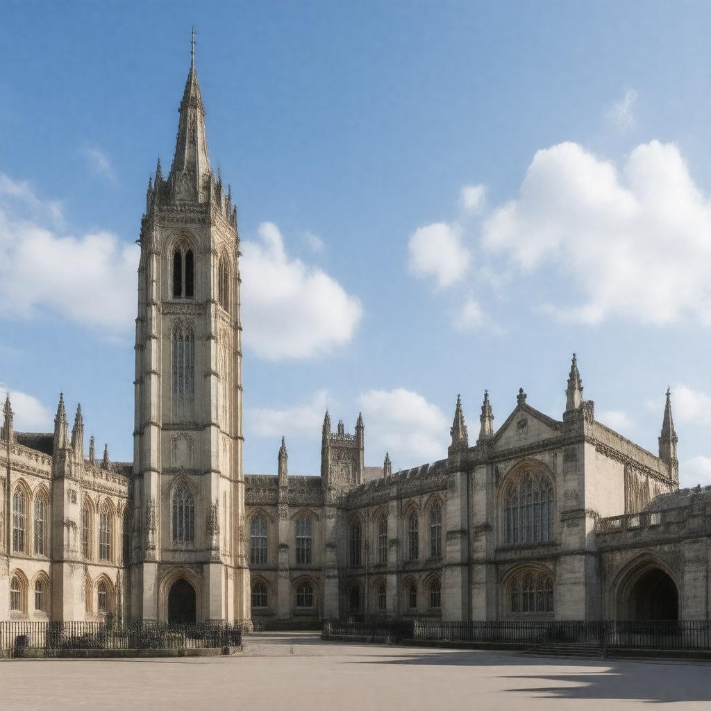 AI-created image of Trinity College, Dublin
