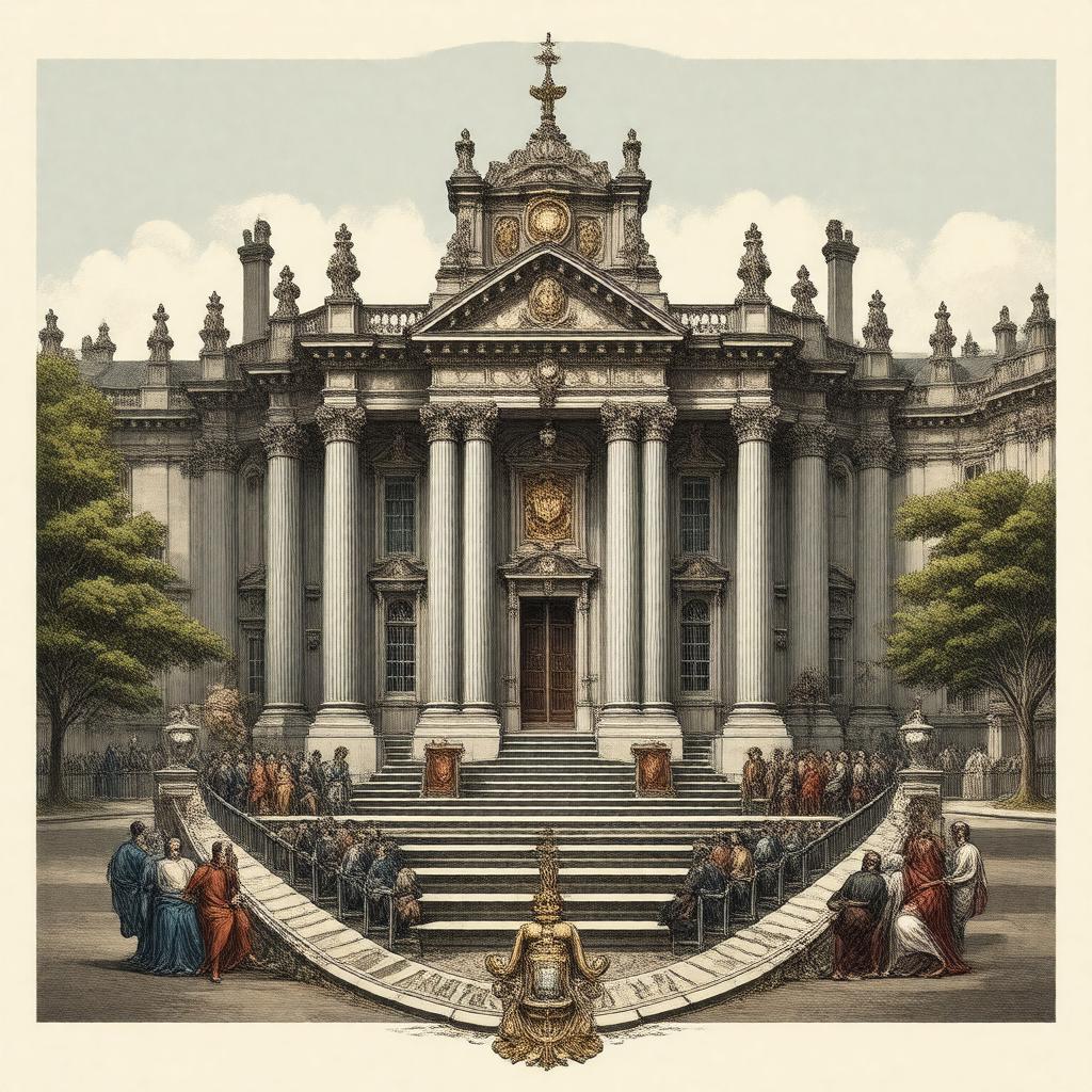 Click to view larger image AI-created image of Trinity College Law Society