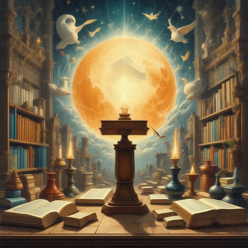 Click to view larger image AI-created image of Trinity College Literary Society