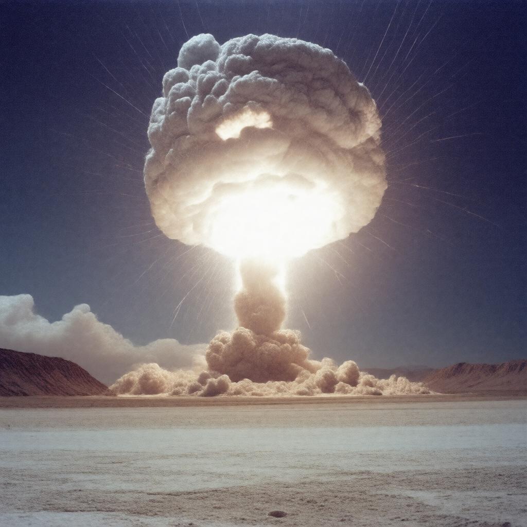 AI-created image of Trinity test