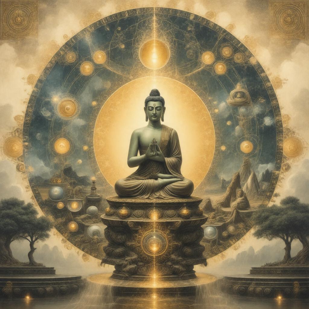 AI-created image of Triratna