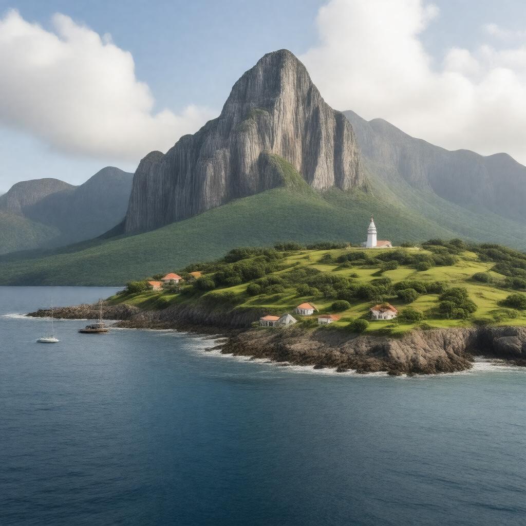 AI-created image of Tristan da Cunha