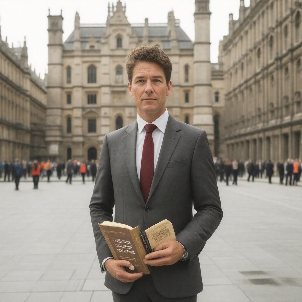 AI-created image of Tristram Hunt