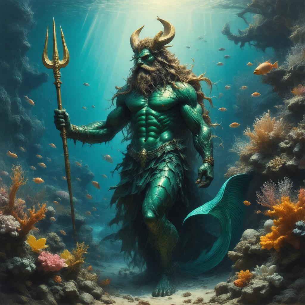 Click to view larger image AI-created image of Tritons