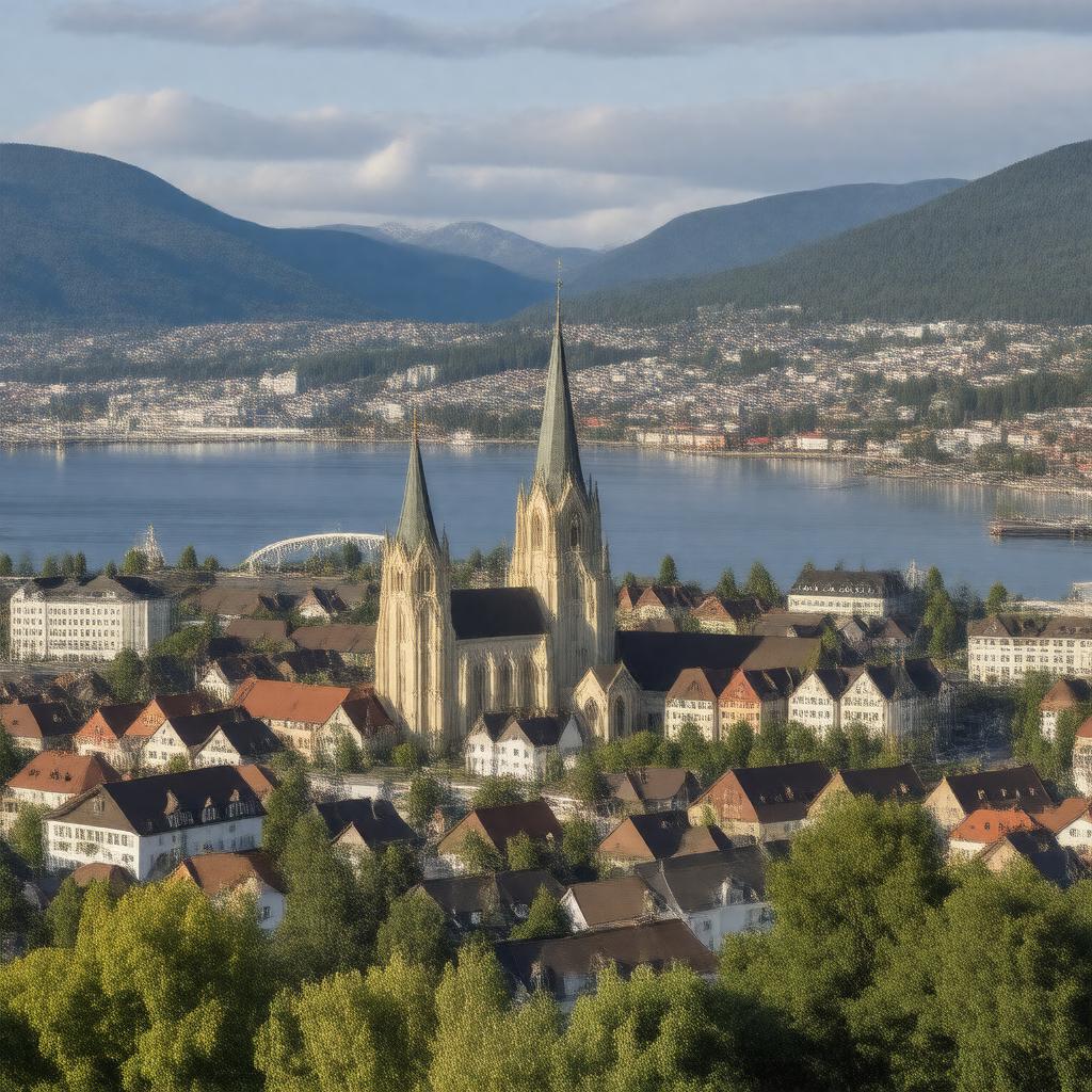 AI-created image of Trondheim