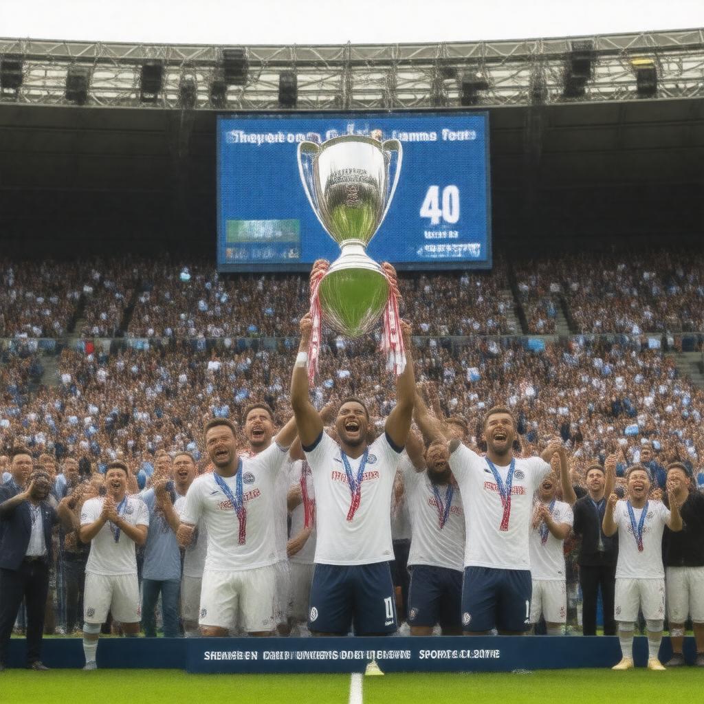AI-created image of Trophée des Champions 2018
