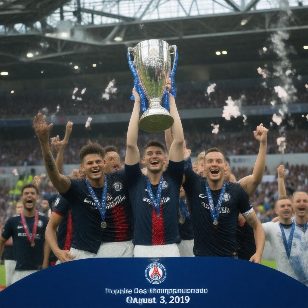 AI-created image of Trophée des Champions 2019