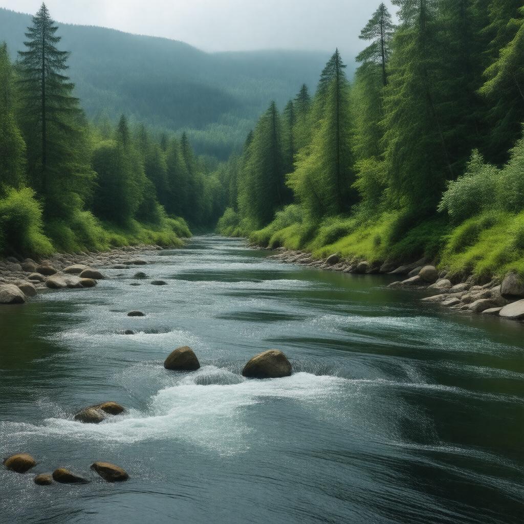 AI-created image of Trout River