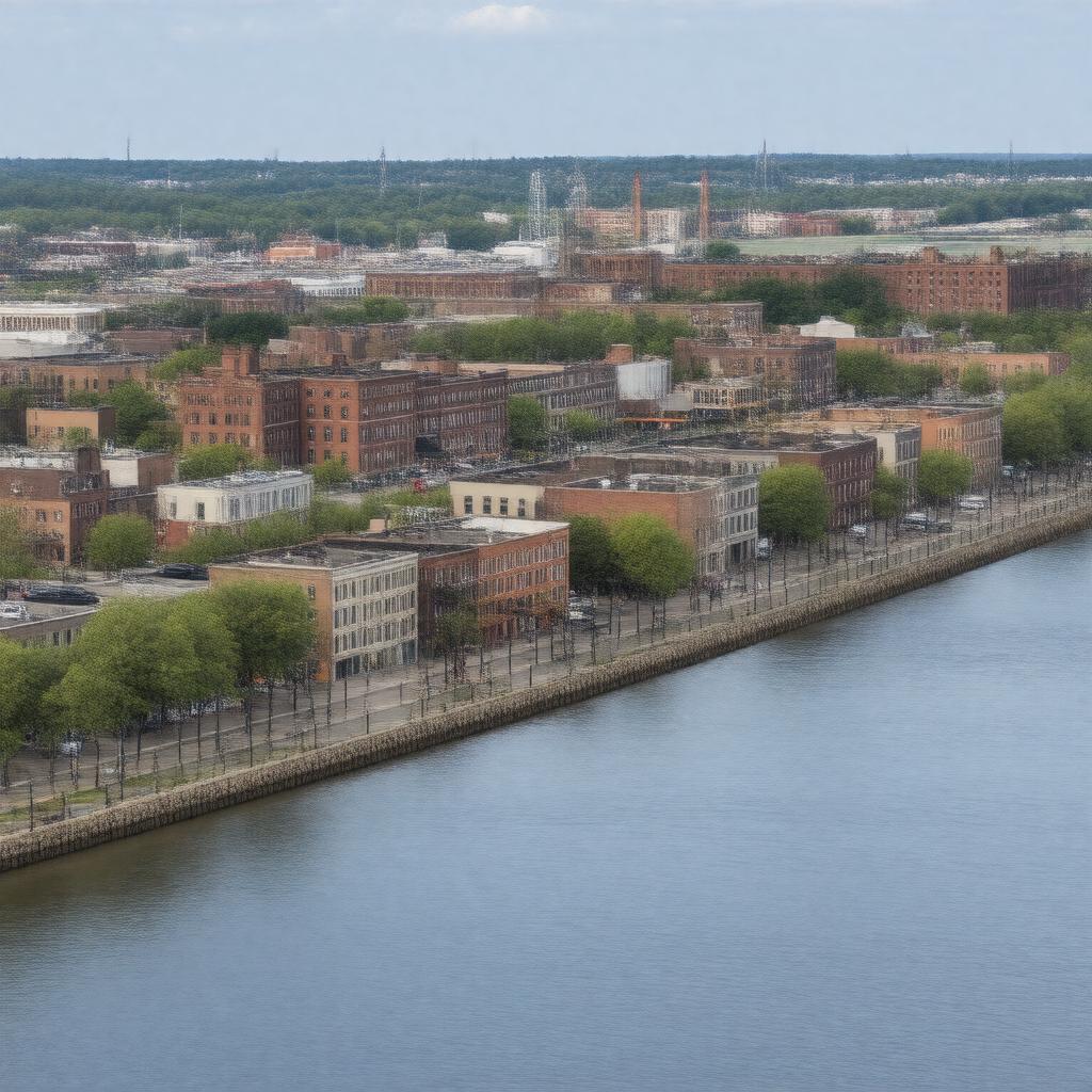 AI-created image of Troy, New York