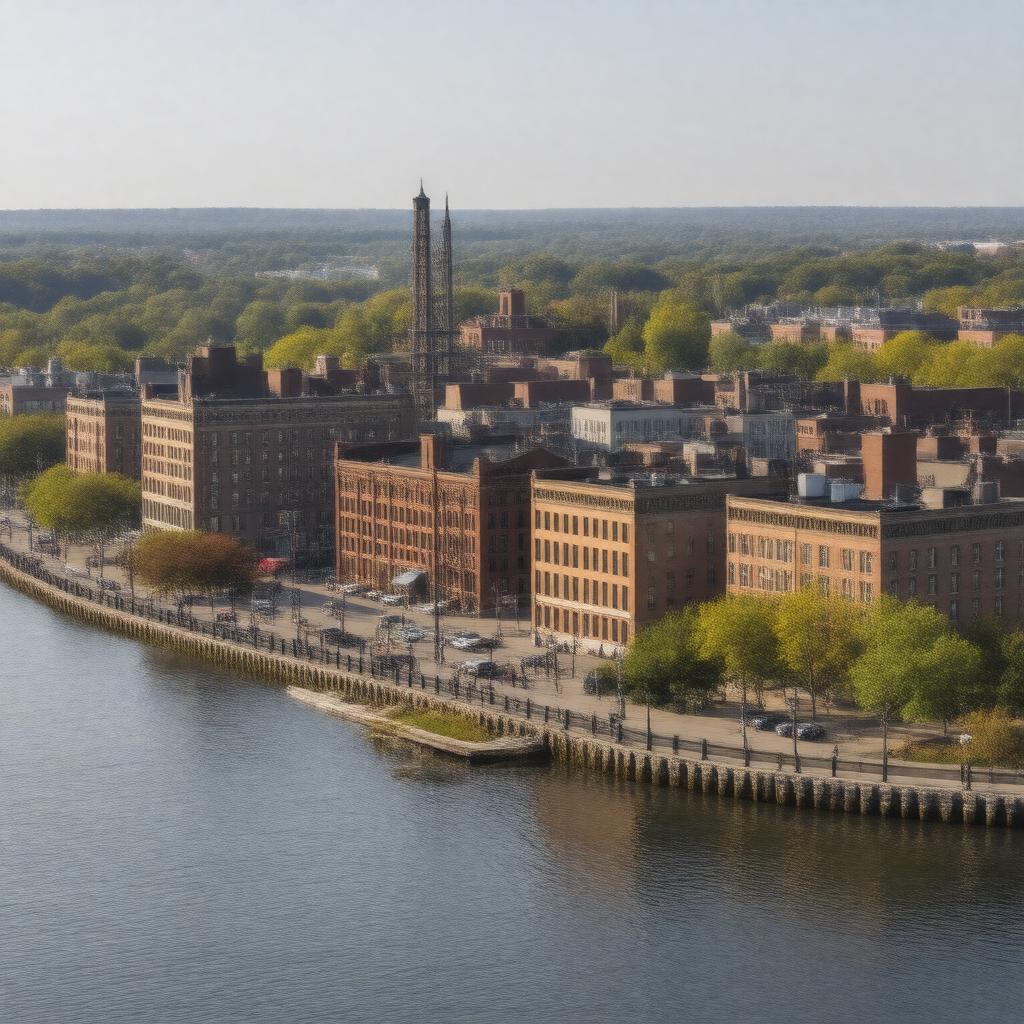 AI-created image of Troy, New York