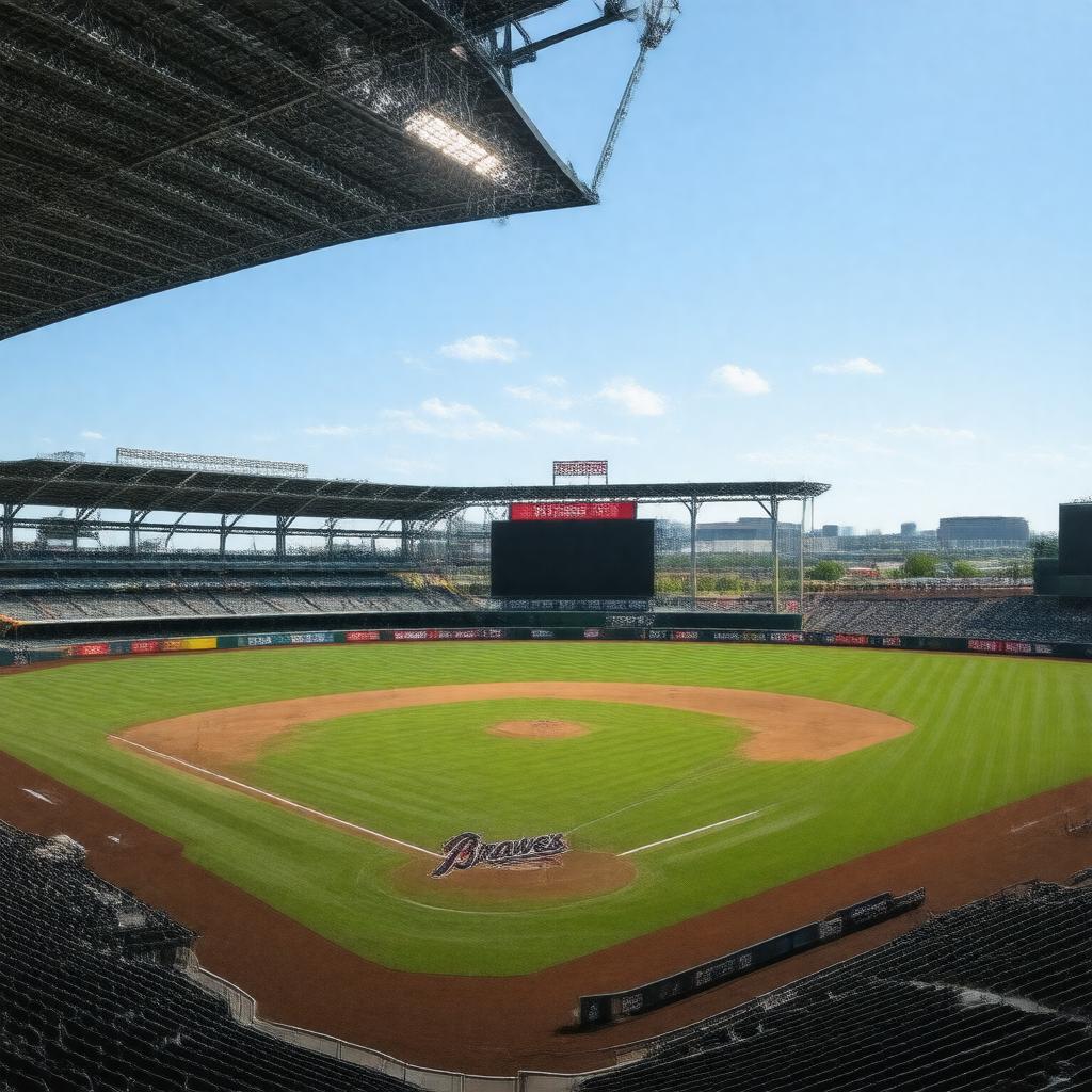 AI-created image of Truist Park