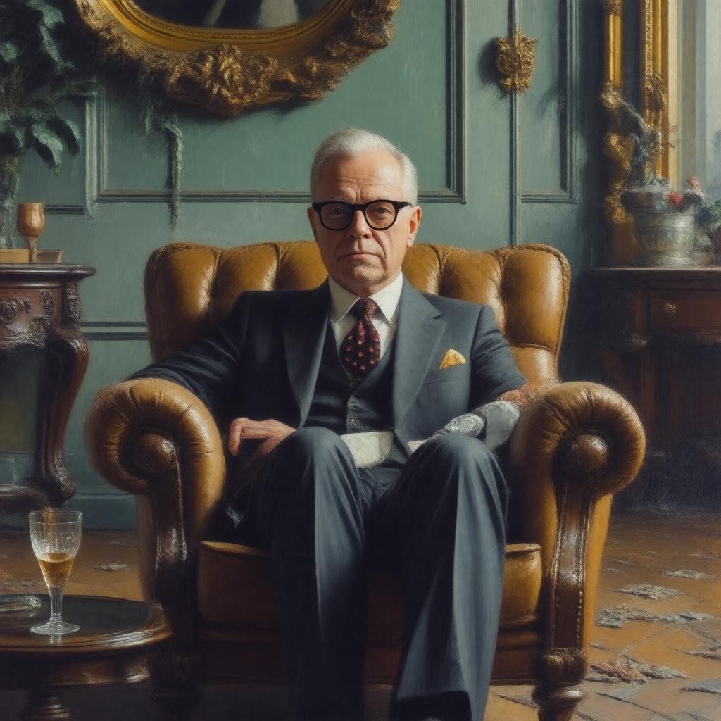 AI-created image of Truman Capote