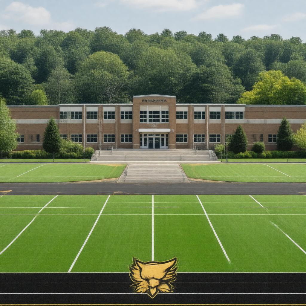 AI-created image of Trumbull High School