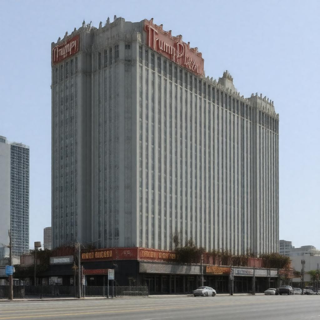 AI-created image of Trump Plaza