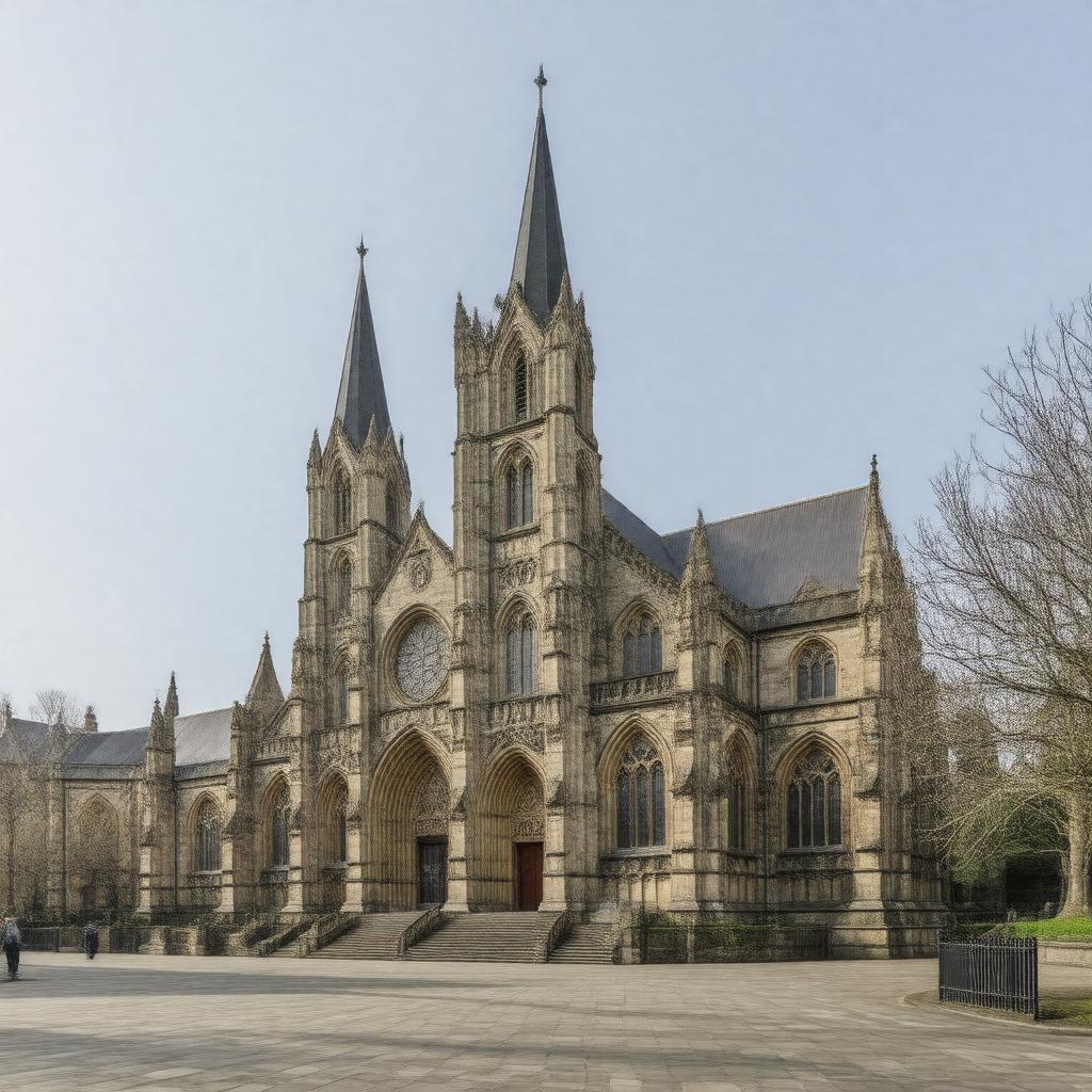 AI-created image of Truro Cathedral