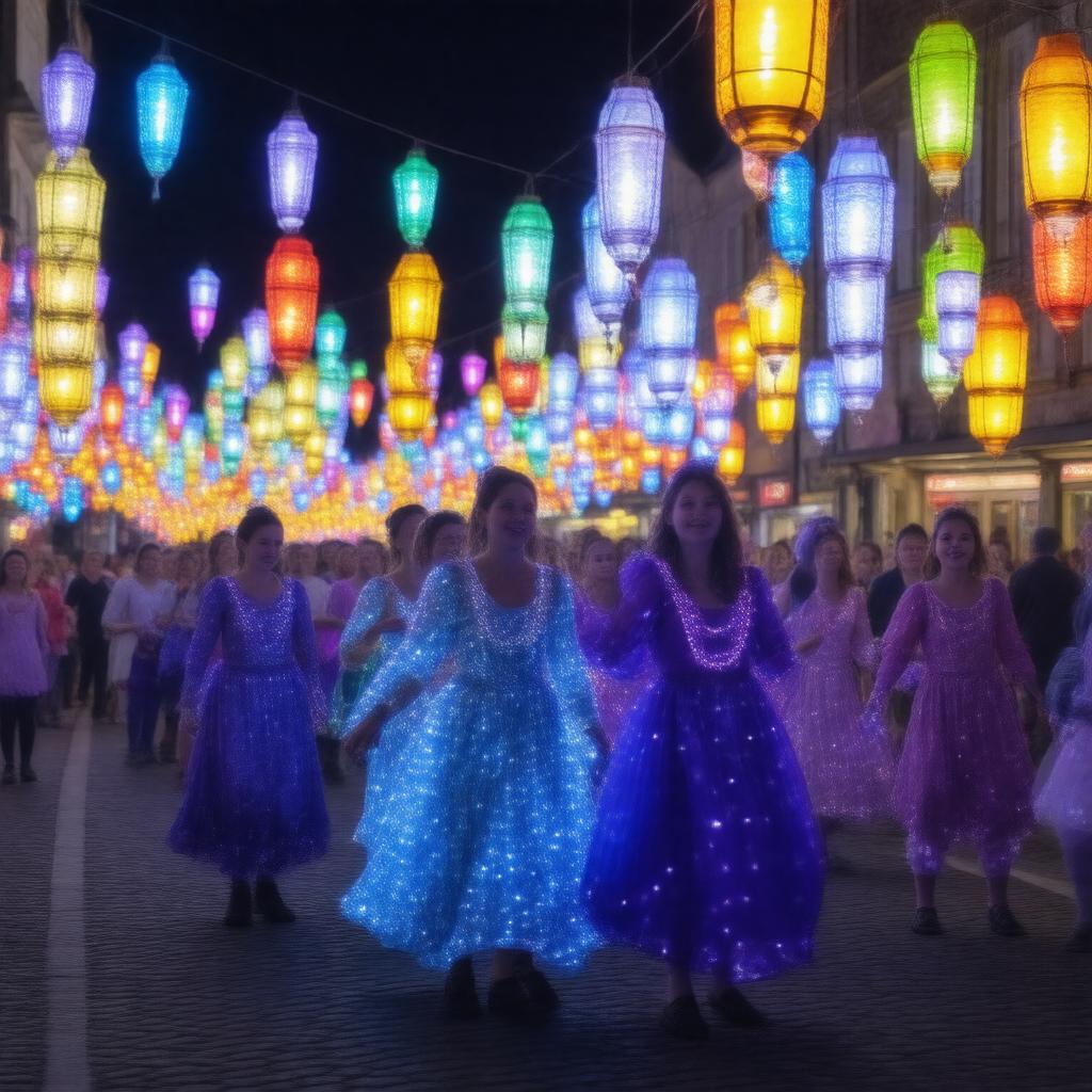 Click to view larger image AI-created image of Truro City of Lights