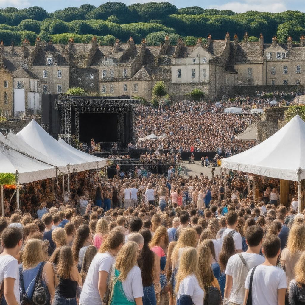 AI-created image of Truro Food Festival