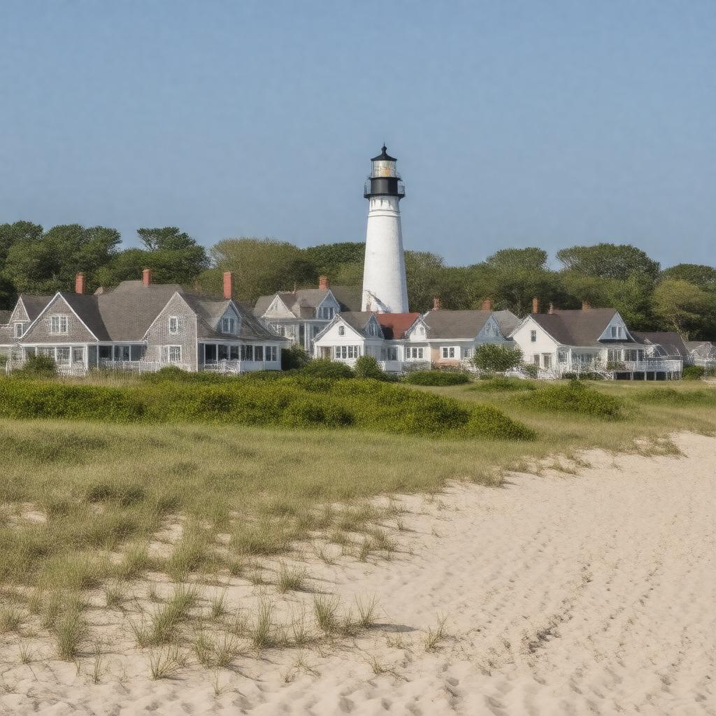 AI-created image of Truro, Massachusetts