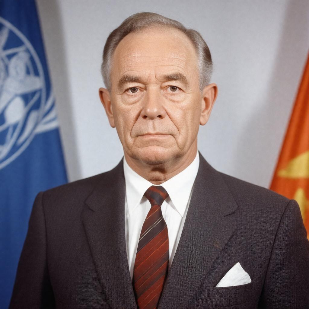 AI-created image of Trygve Lie