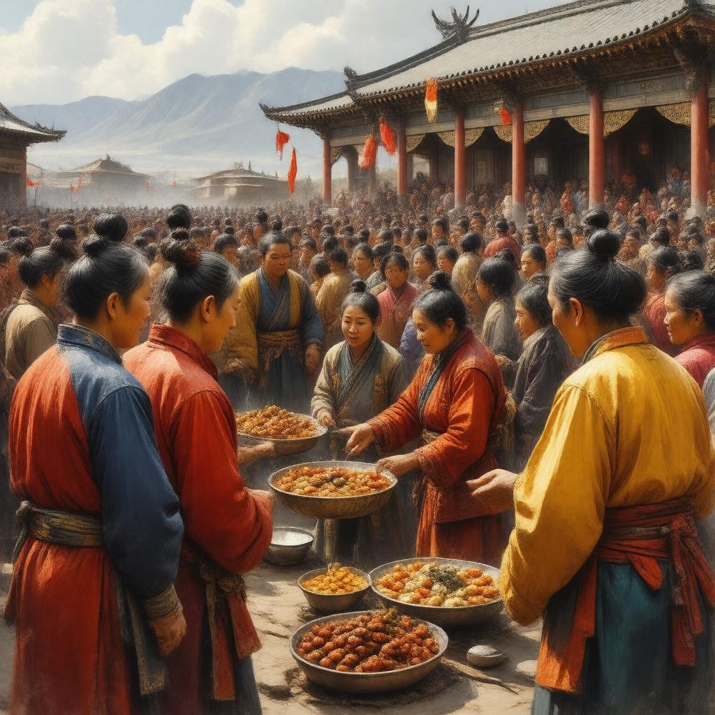 AI-created image of Tsagaan Sar