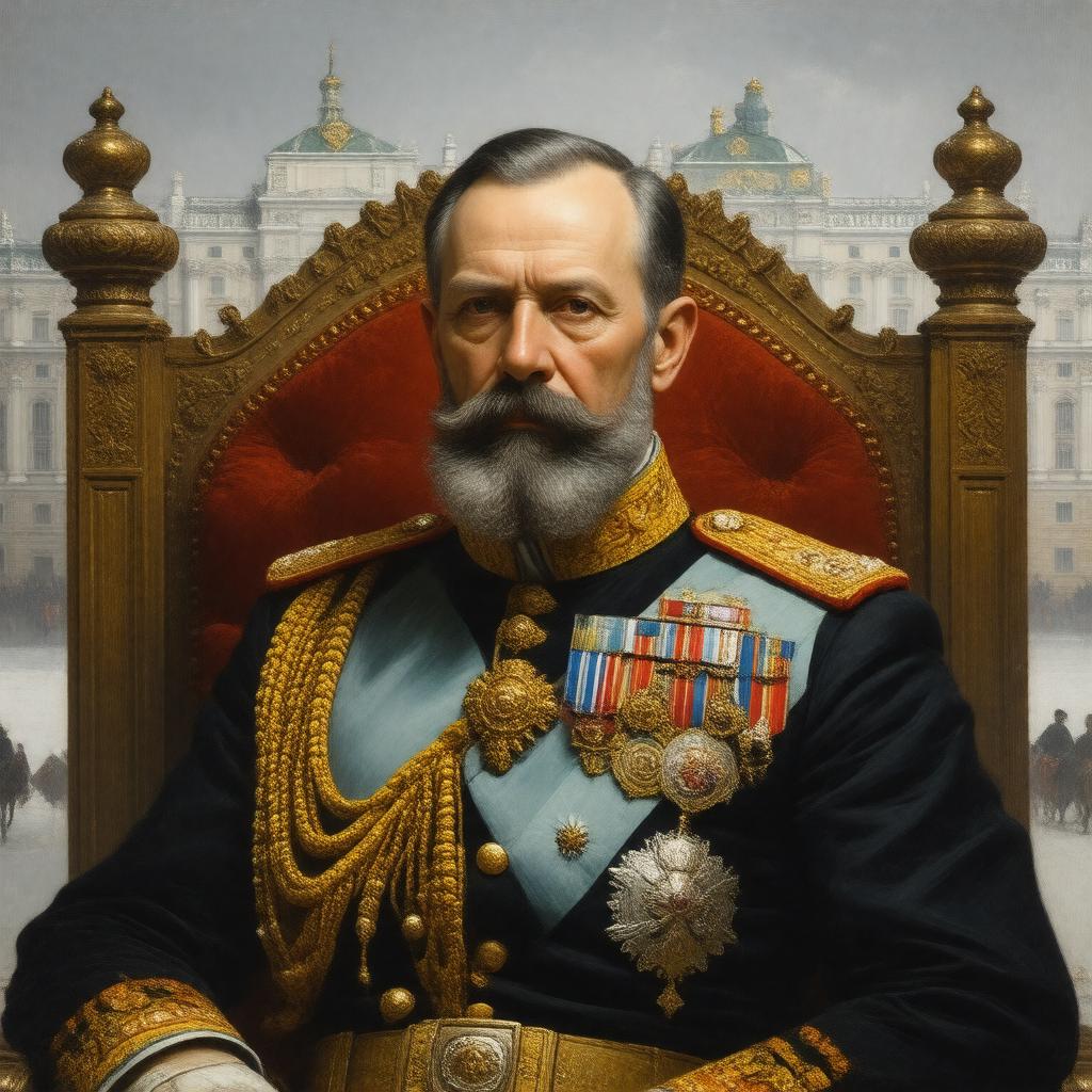 AI-created image of Tsar Nicholas I