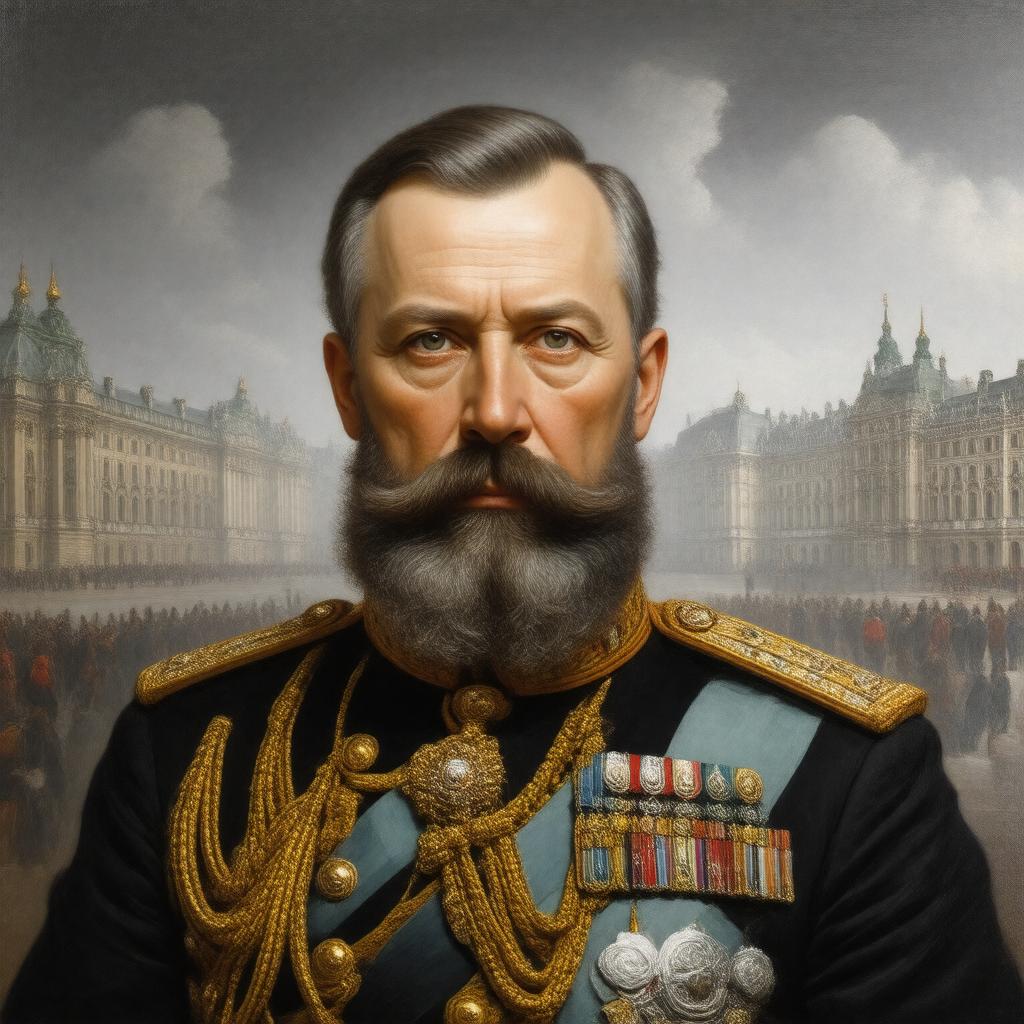 AI-created image of Tsar Nicholas I of Russia