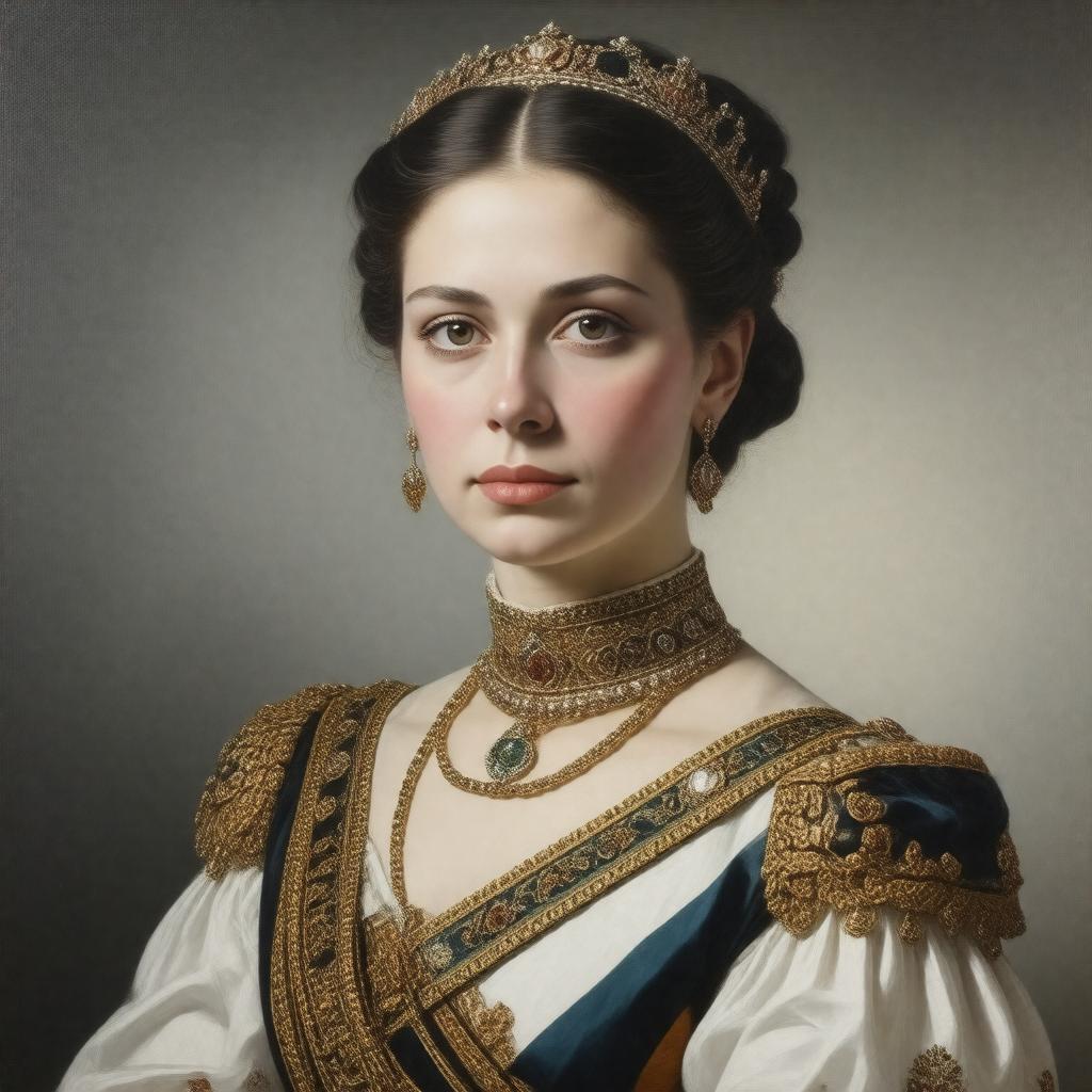 AI-created image of Tsarina Alexandra Feodorovna (sister)