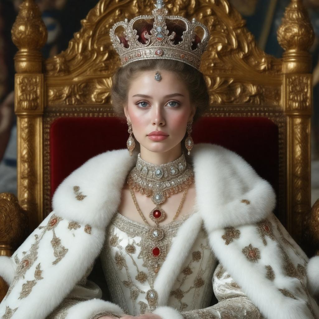 AI-created image of Tsarina of Russia