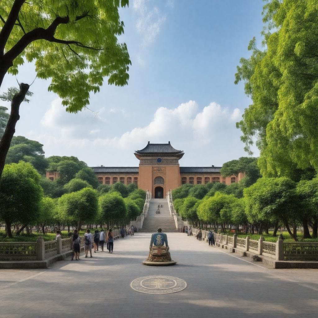 AI-created image of Tsinghua University