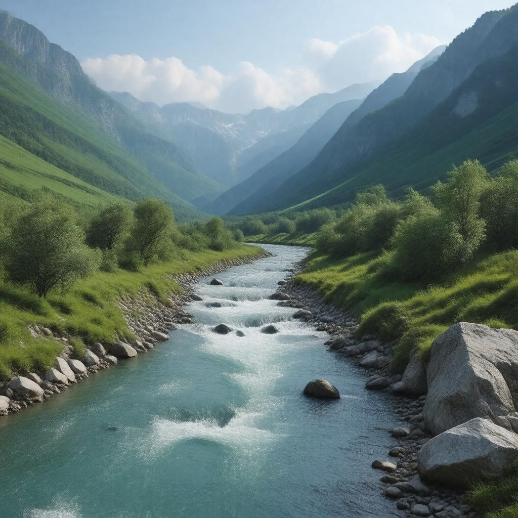 AI-created image of Tskhenistsqali