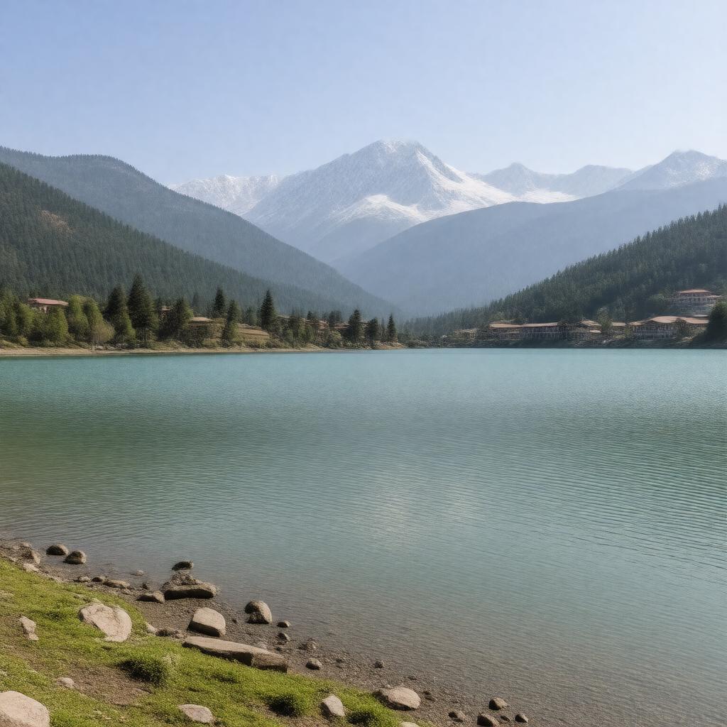 AI-created image of Tso Pema (Rewalsar Lake)