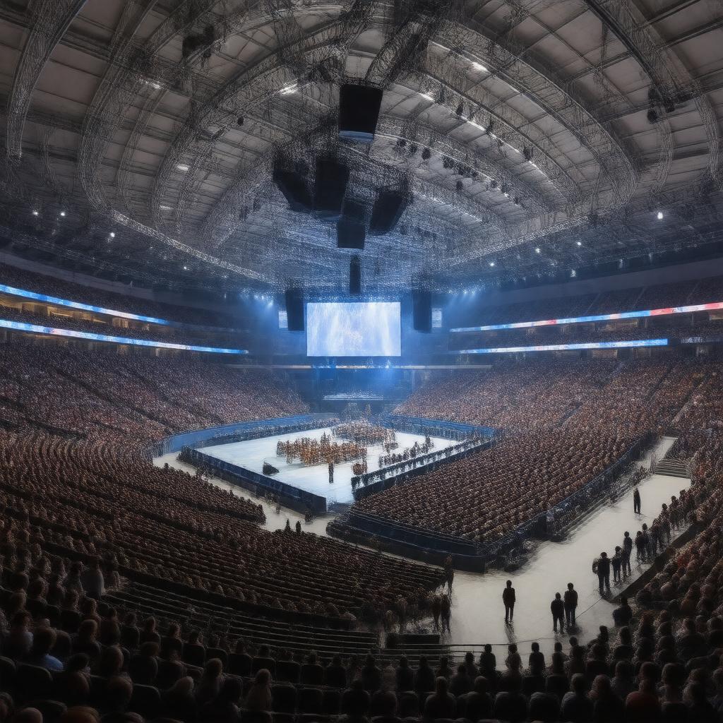 AI-created image of Tsongas Center