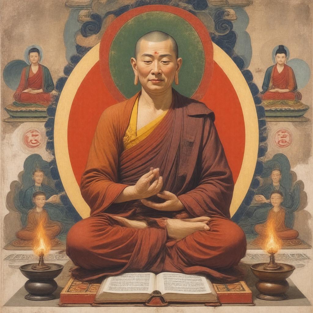 AI-created image of Tsongkhapa
