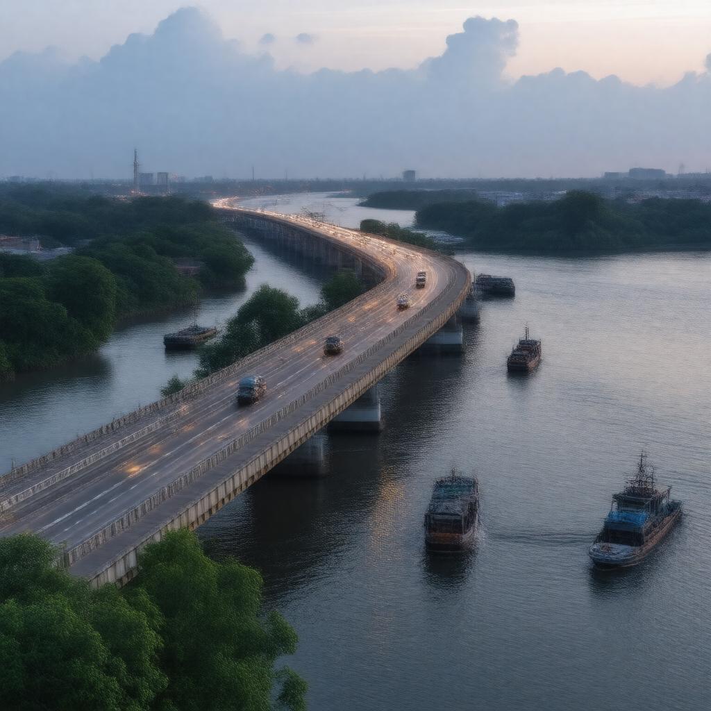 AI-created image of Tsubasa Bridge