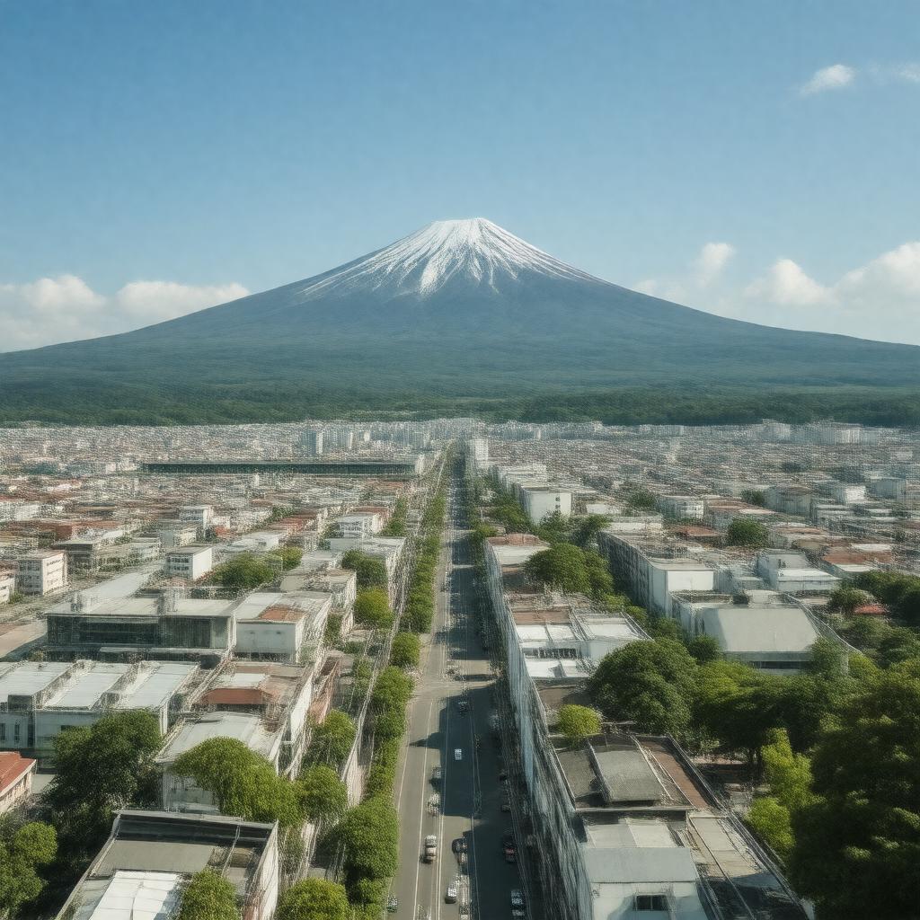 AI-created image of Tsukuba, Japan
