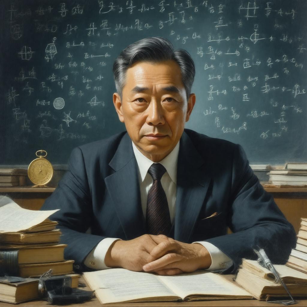 AI-created image of Tsung-Dao Lee