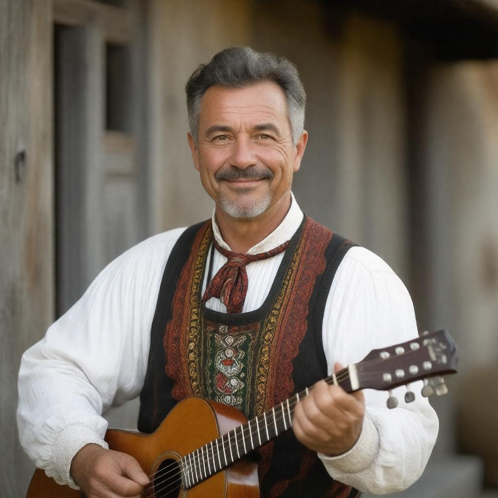 AI-created image of Tudor Gheorghe