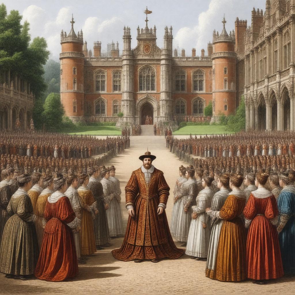 AI-created image of Tudor period