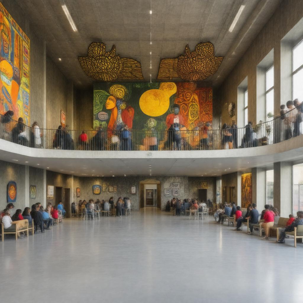 AI-created image of Tufts Africana Center