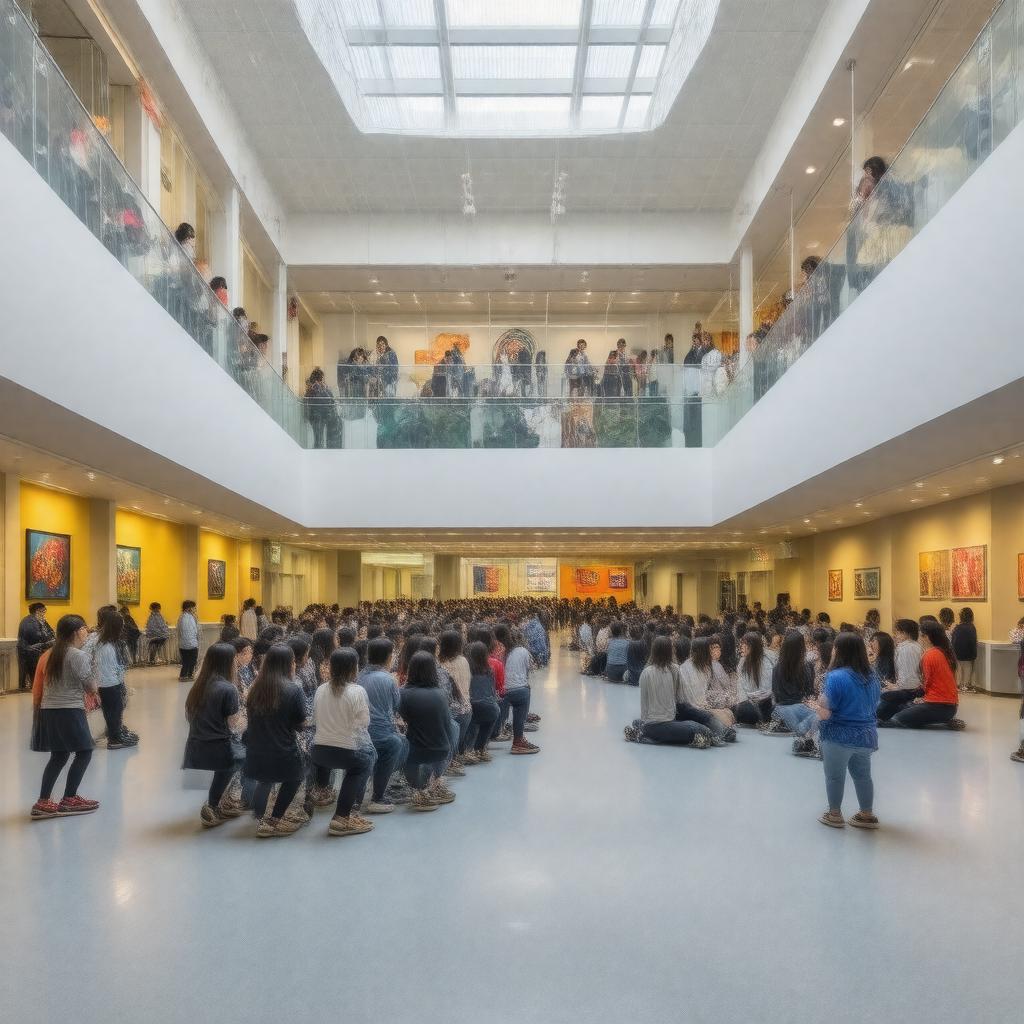 AI-created image of Tufts Asian American Center