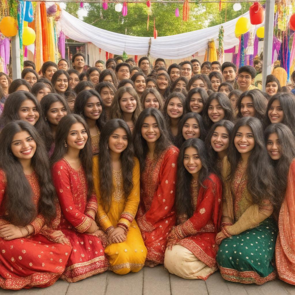Click to view larger image AI-created image of Tufts Association of South Asians