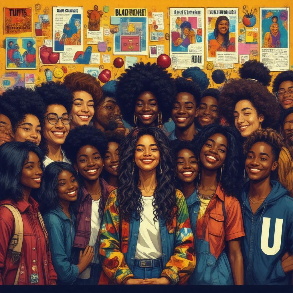 AI-created image of Tufts Black Student Union