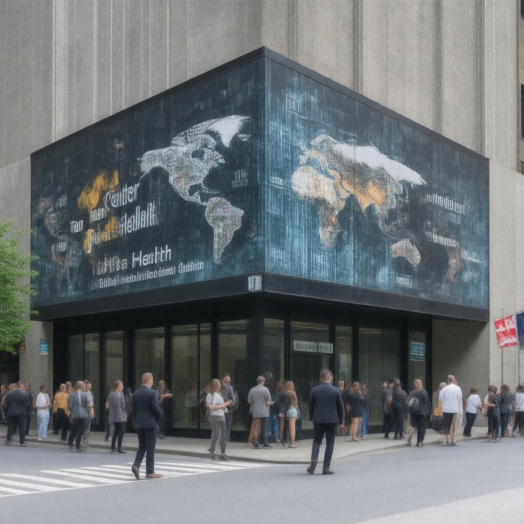 AI-created image of Tufts Center for Global Public Health