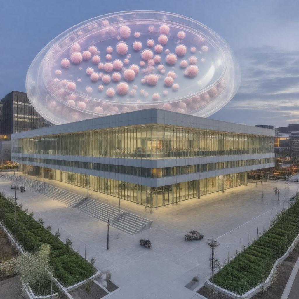 Click to view larger image AI-created image of Tufts Center for Integrated Management of Antimicrobial Resistance