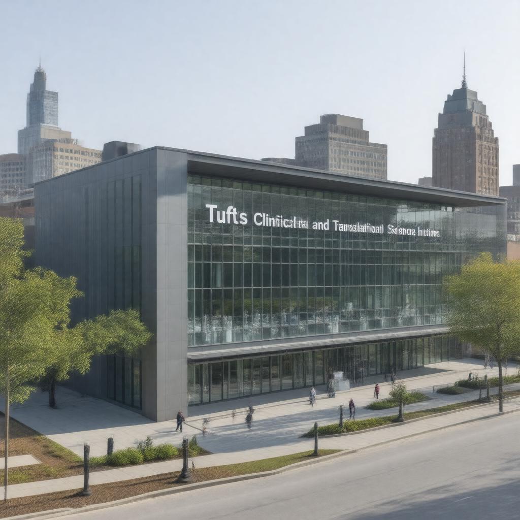 Click to view larger image AI-created image of Tufts Clinical and Translational Science Institute