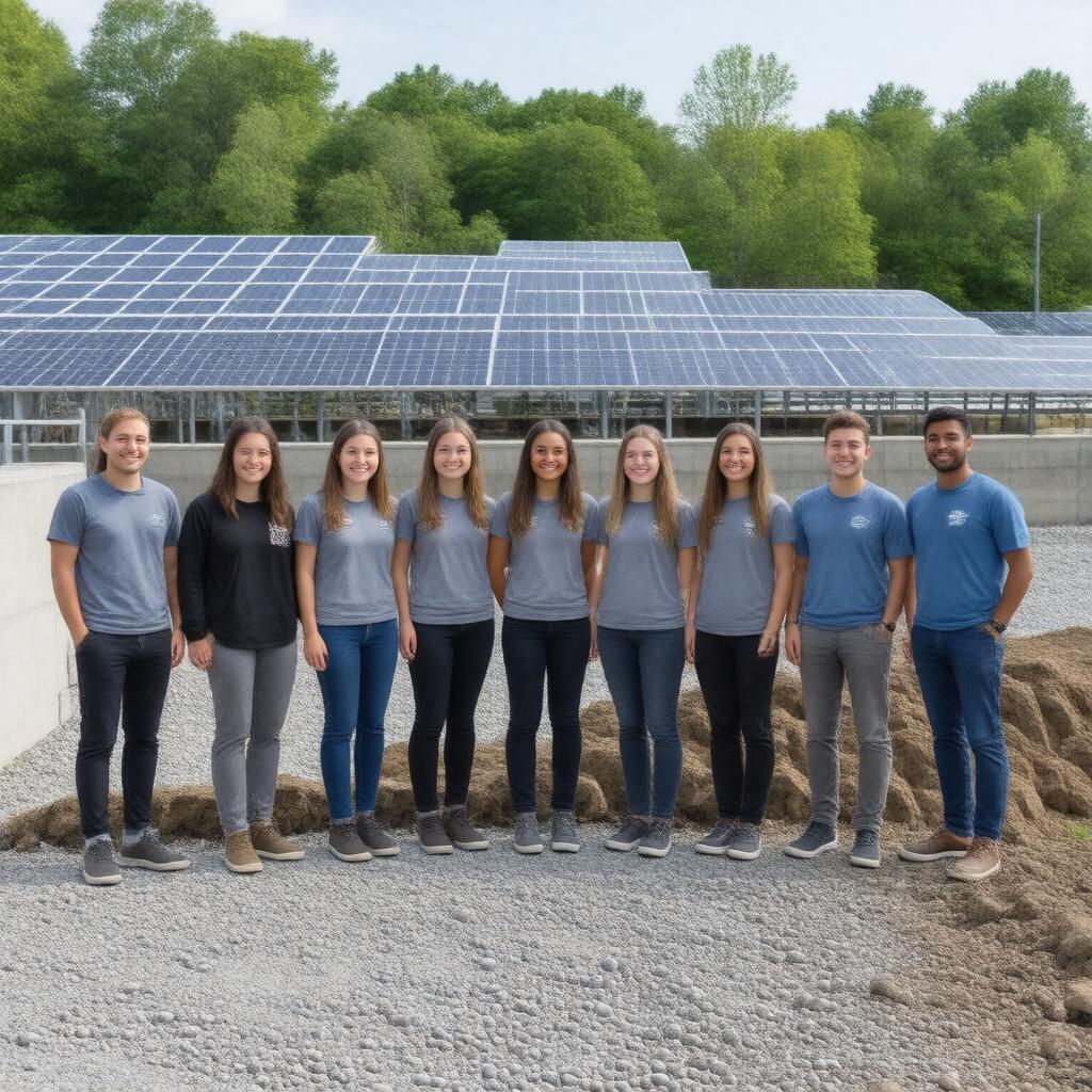 Click to view larger image AI-created image of Tufts Engineers Without Borders