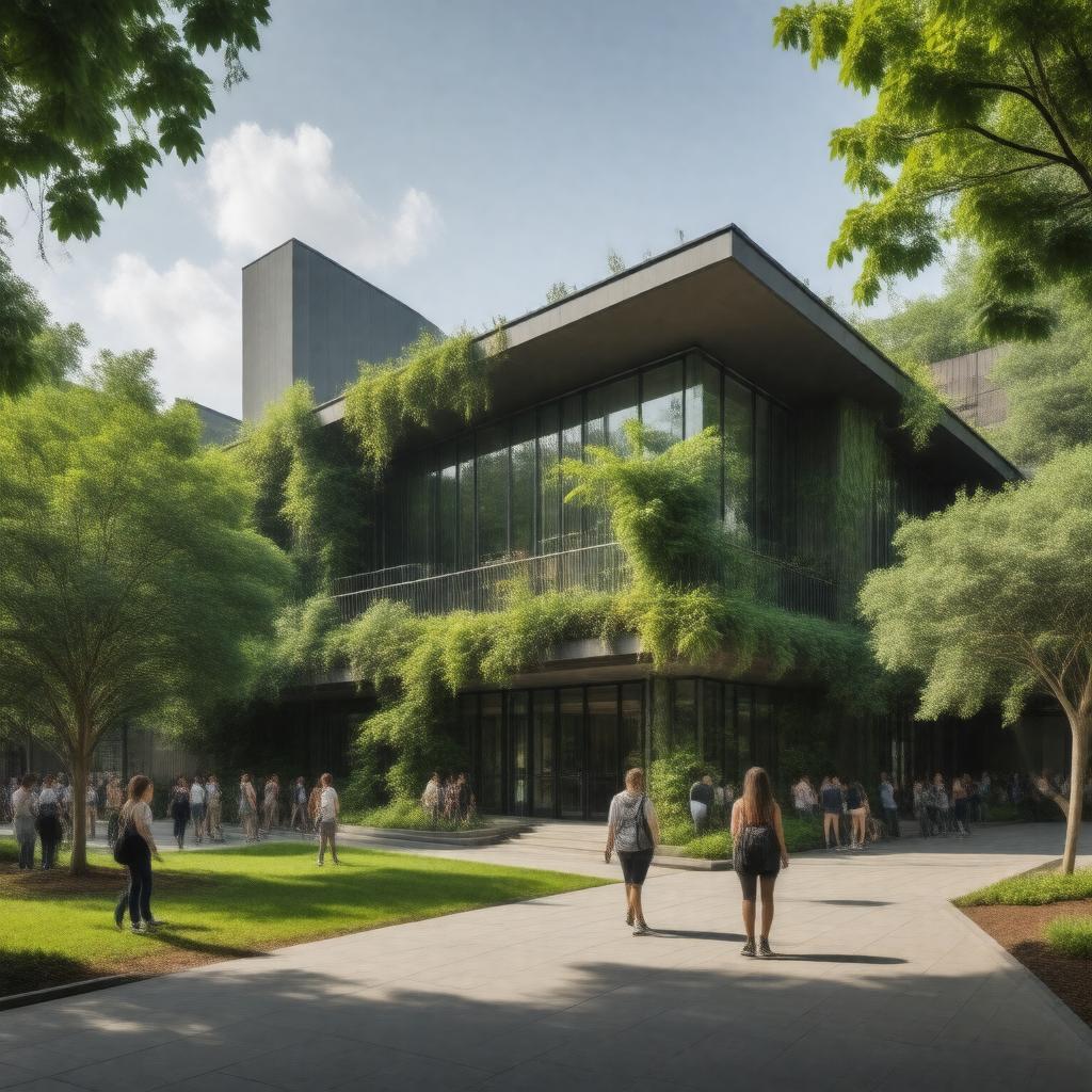 Click to view larger image AI-created image of Tufts Institute of the Environment