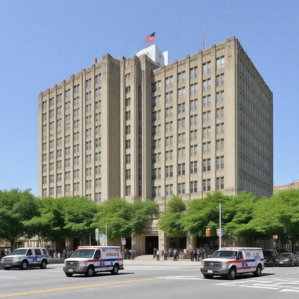 Click to view larger image AI-created image of Tufts Medical Center