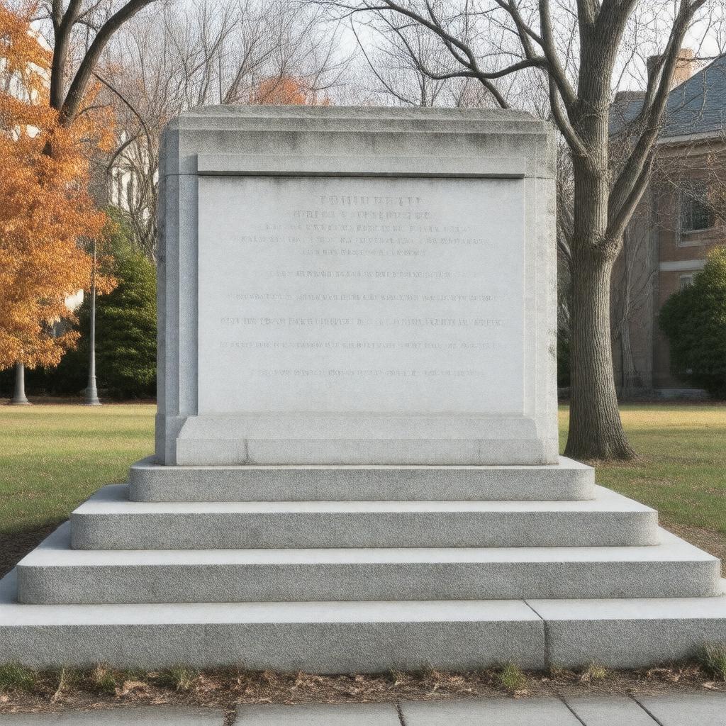 Click to view larger image AI-created image of Tufts Memorial Steps
